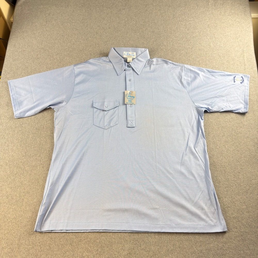 Vintage Pickering Valentine Invitational Golf Polo XXL Lisle Cotton USA NWT